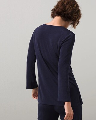 Travelers Long Sleeve Keyhole Top
