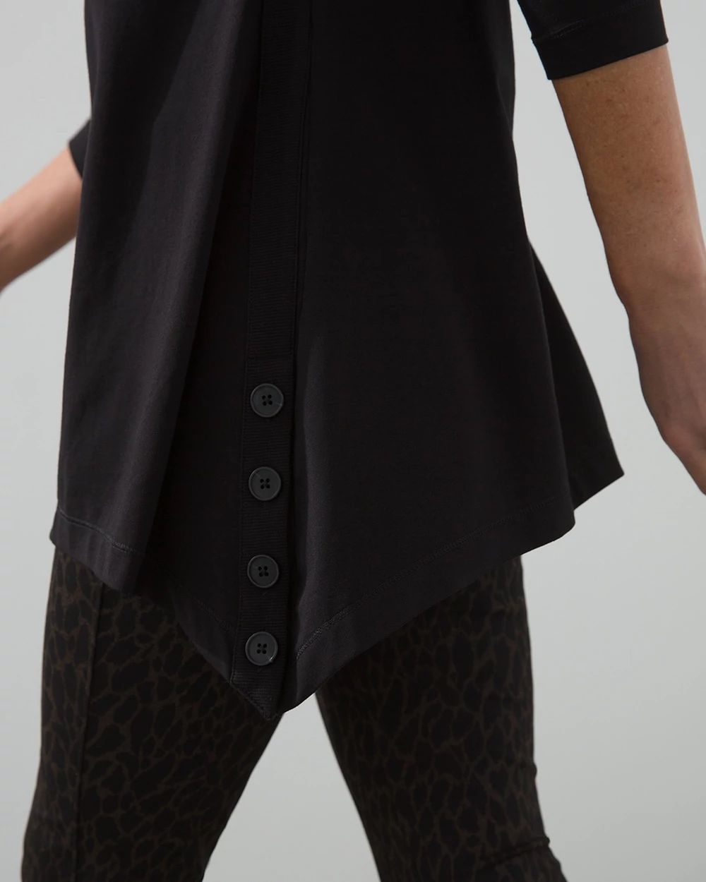 Touch of Cool Side Button Tunic