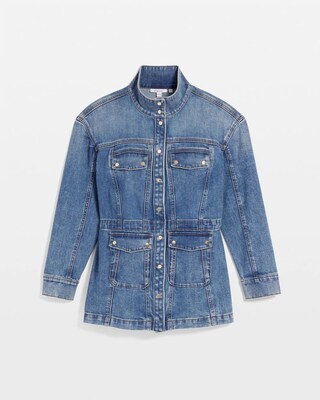 Denim Utility Jacket click to view larger image.