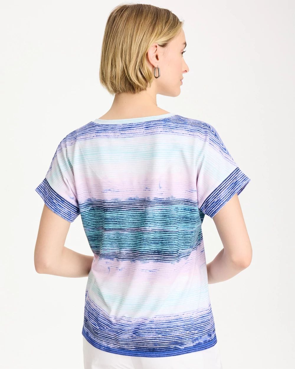 Zenergy® Ombre Drop Shoulder Tee click to view larger image.