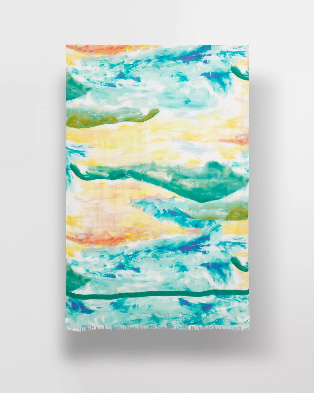 Watercolor Oblong Scarf