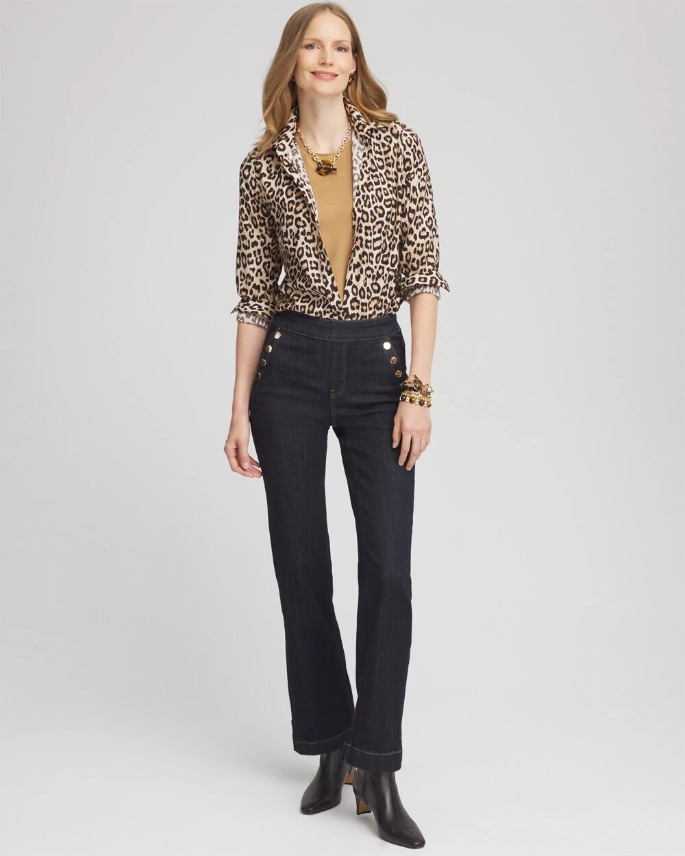 The Touch of Cool™ Foil Elbow Sleeve Layering Tee