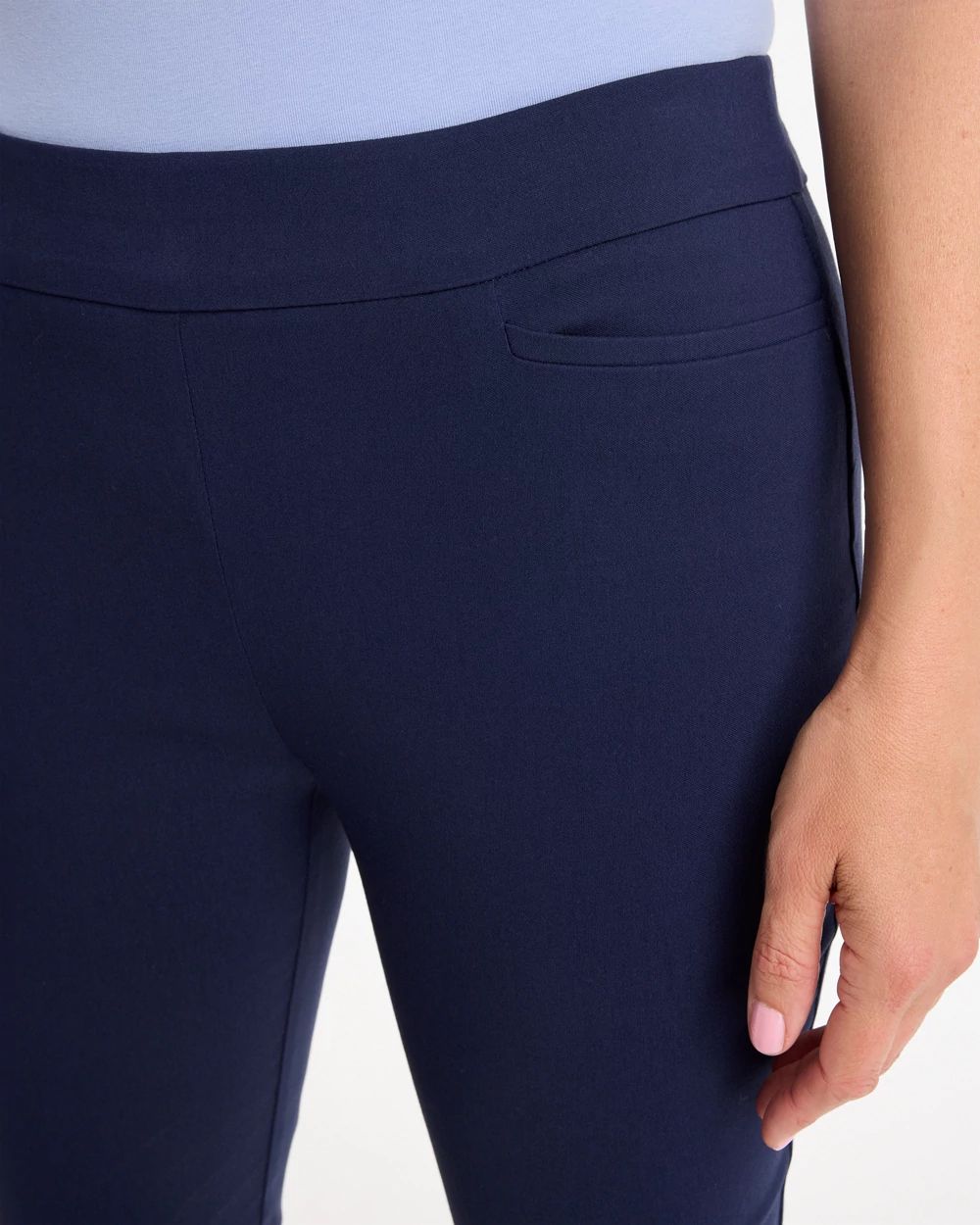 Brigitte™ Slim Pull-On Ankle Pants click to view larger image.