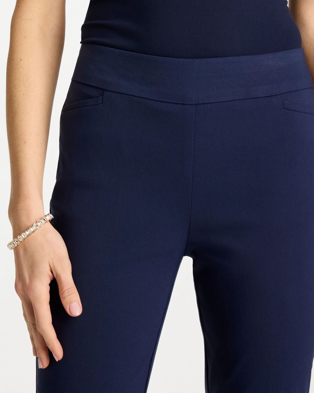 Petite Brigitte™ Slim Pull-On Ankle Pants