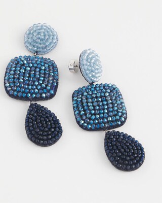 No Droop™ Three Tier Drop Earrings