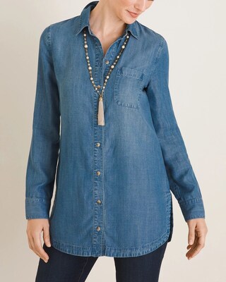Long Denim Shirt