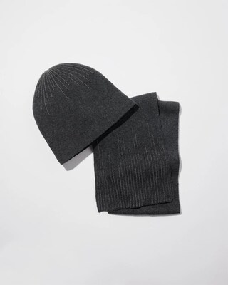 Cashmere Blend Embellished Scarf