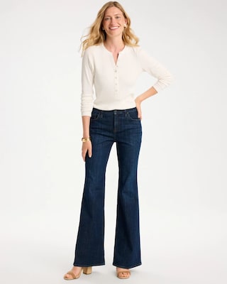 Girlfriend Flare Jeans click to view larger image.