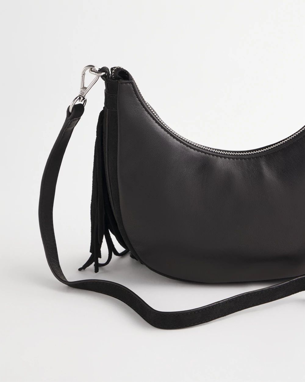 Suede Fringe Purse