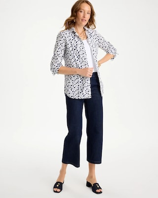 No Iron™ Stretch Printed Shirt click to view larger image.