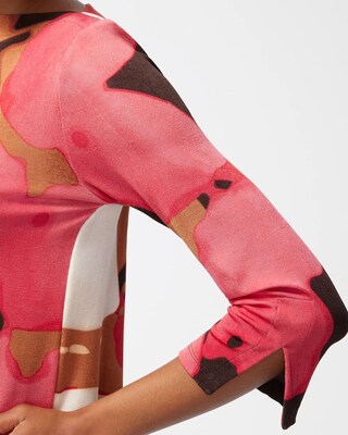 Travelers Abstract Print Tunic