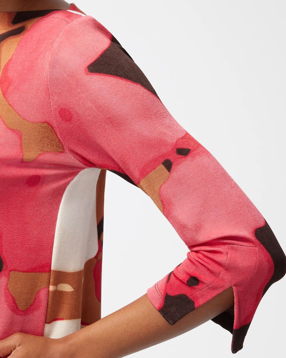 Travelers Abstract Print Tunic