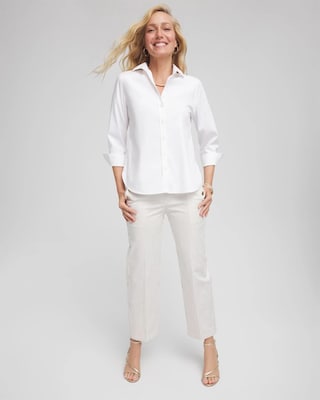 Emme Striped Sailor Straight Crops click to view larger image.