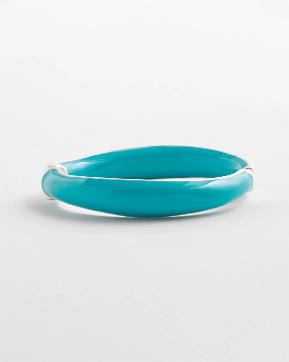 Turquoise Tone Hinge Bracelet