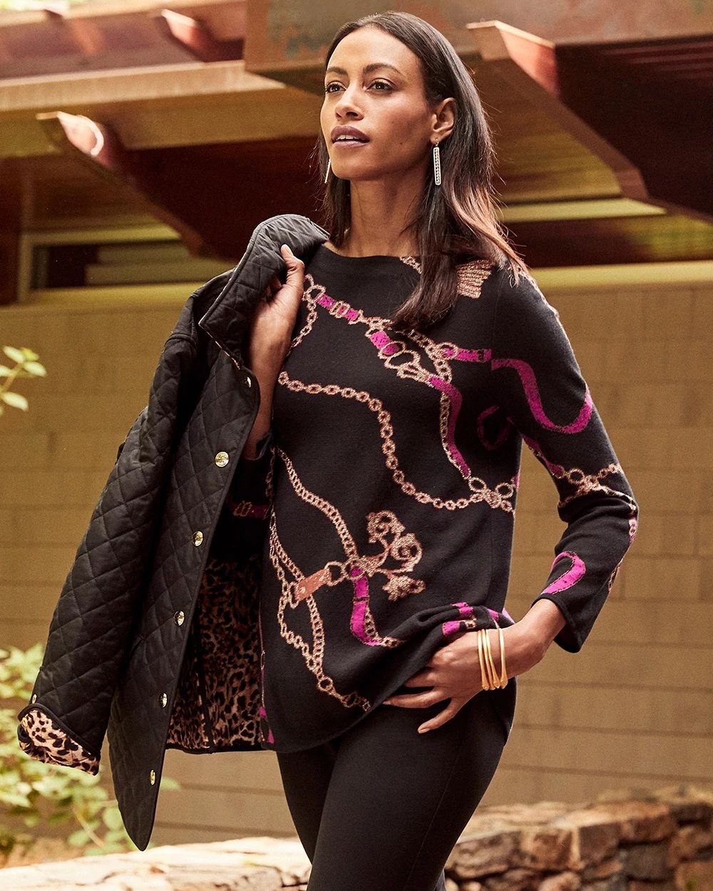 Status Jacquard Sweater