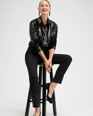 Brigitte Stone Ombre Ankle Pants
