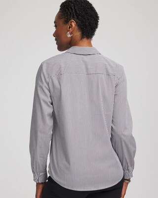 Poplin Stripe Shirt click to view larger image.