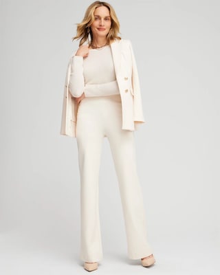 Ponte Button Flare Pants click to view larger image.