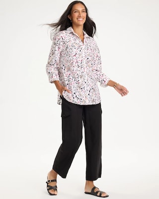 No Iron™ Stretch Artisinal Print Shirt click to view larger image.