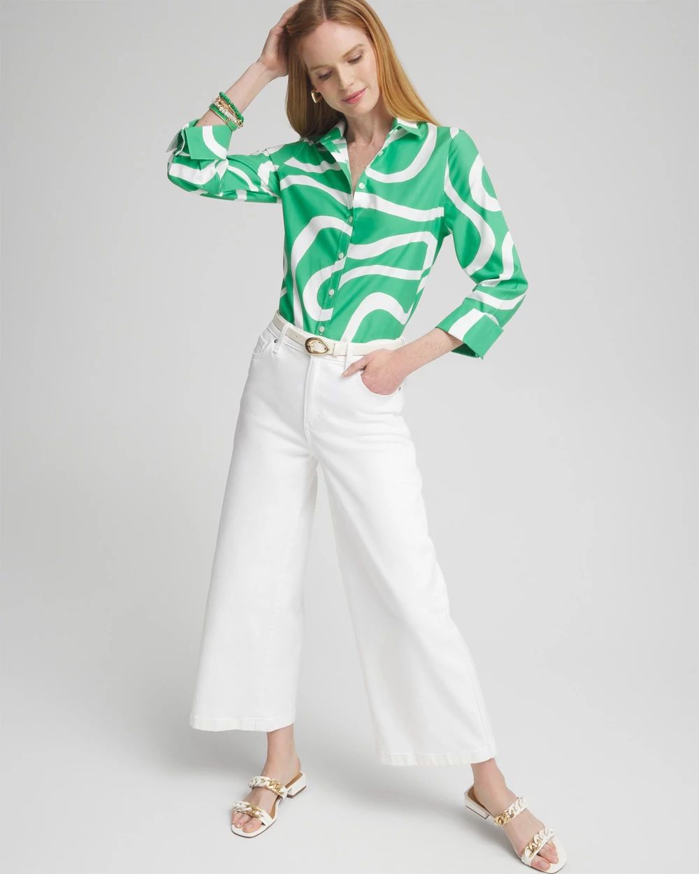 No Iron™ Stretch Lines Shirt