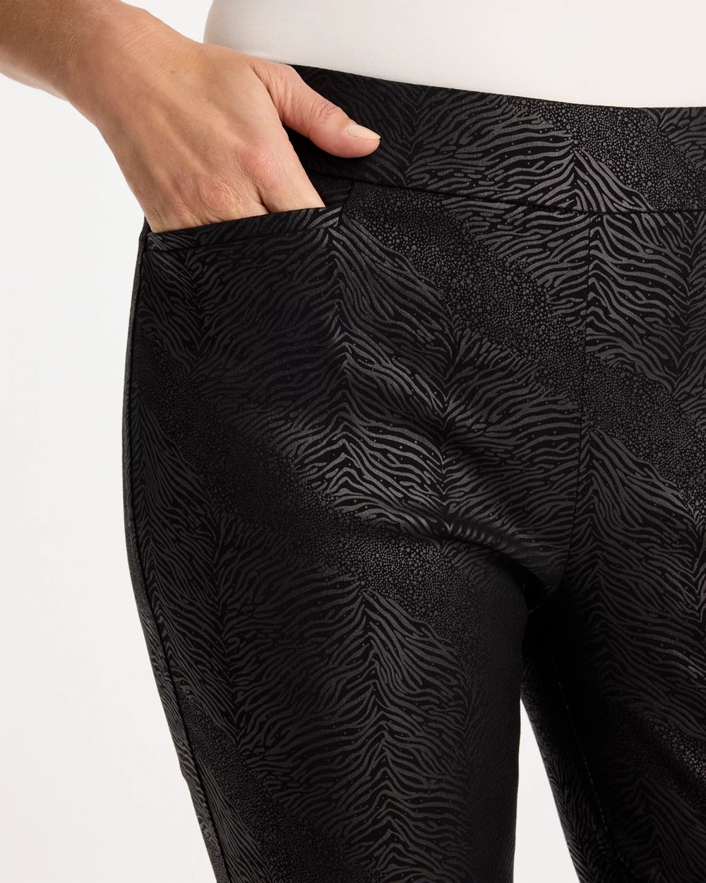 Brigitte™ Slim Pull-On Ankle Pants click to view larger image.
