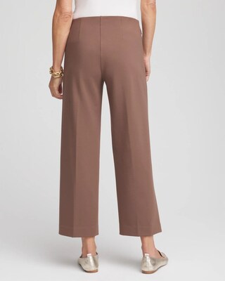 Juliet Slim Wide-Leg Cropped Pants click to view larger image.