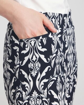 Brigitte 10" Swirl Print Shorts