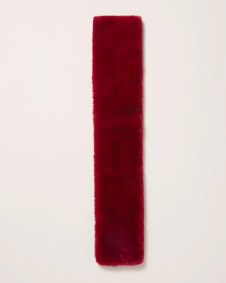 Faux-Fur Pull-Through Scarf