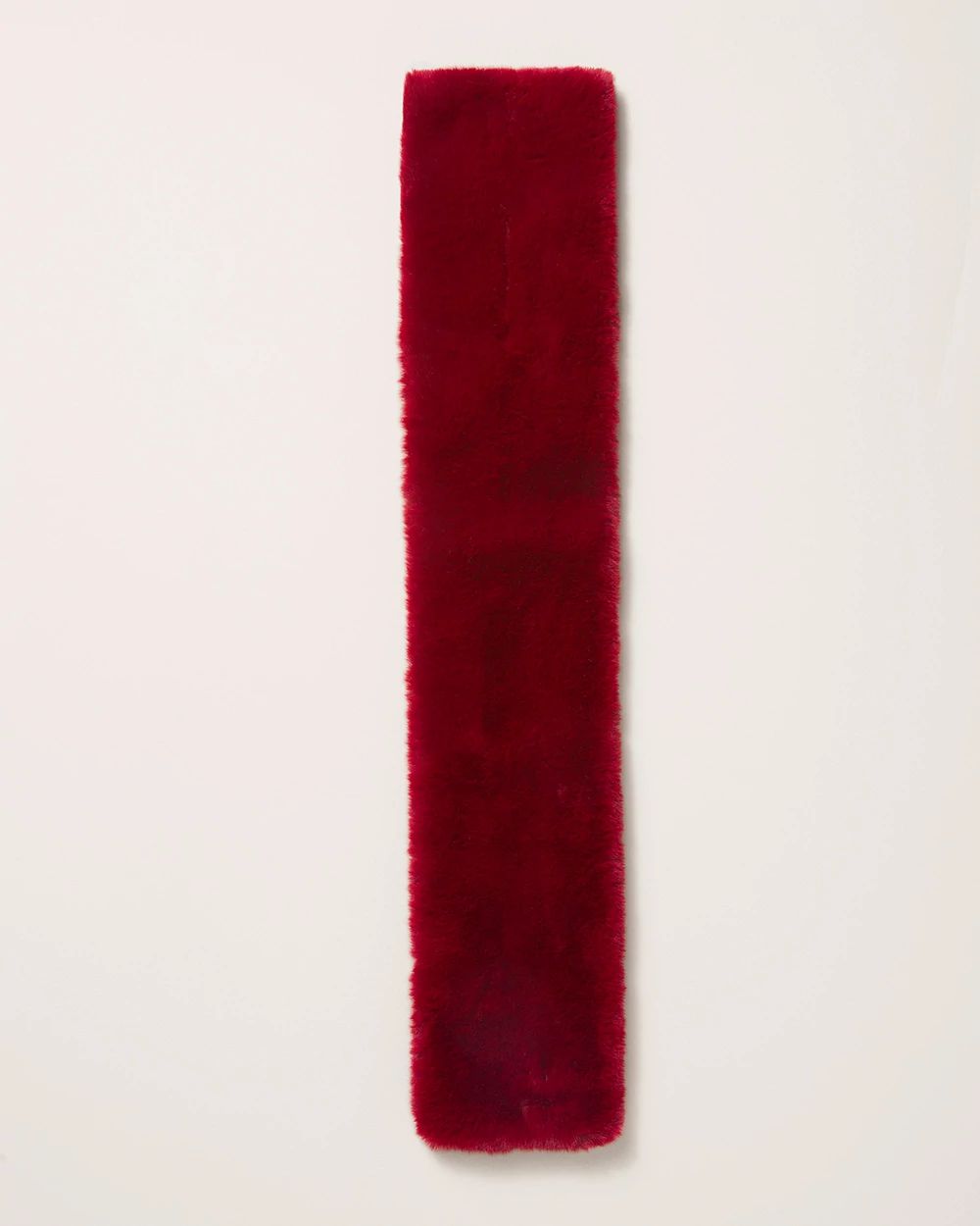Faux-Fur Pull-Through Scarf