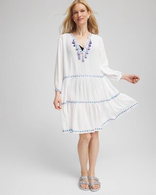 Chico's Beach Swimsuit Cover-Up Dress click to view larger image.