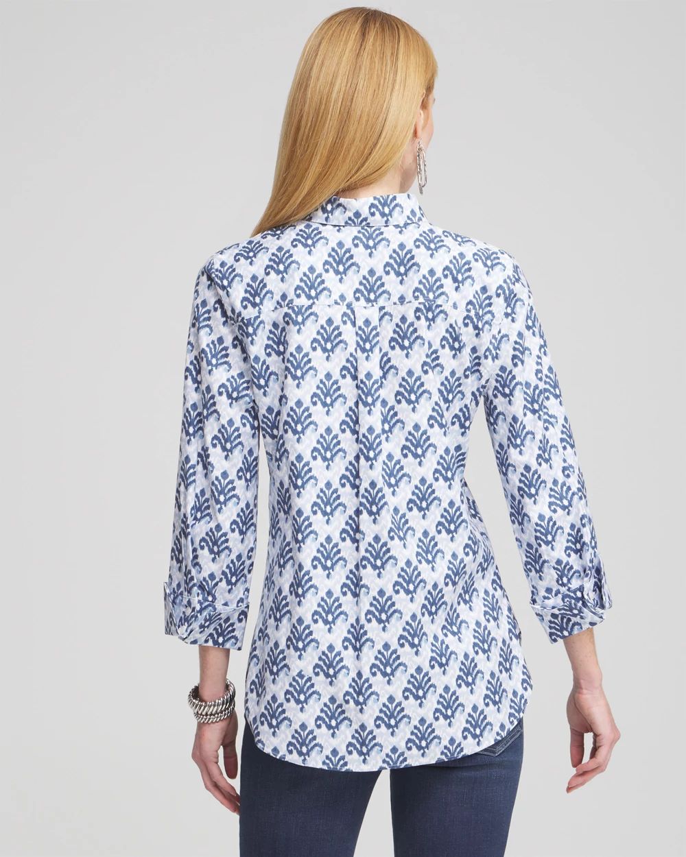 No Iron™ Stretch Ikat Shirt