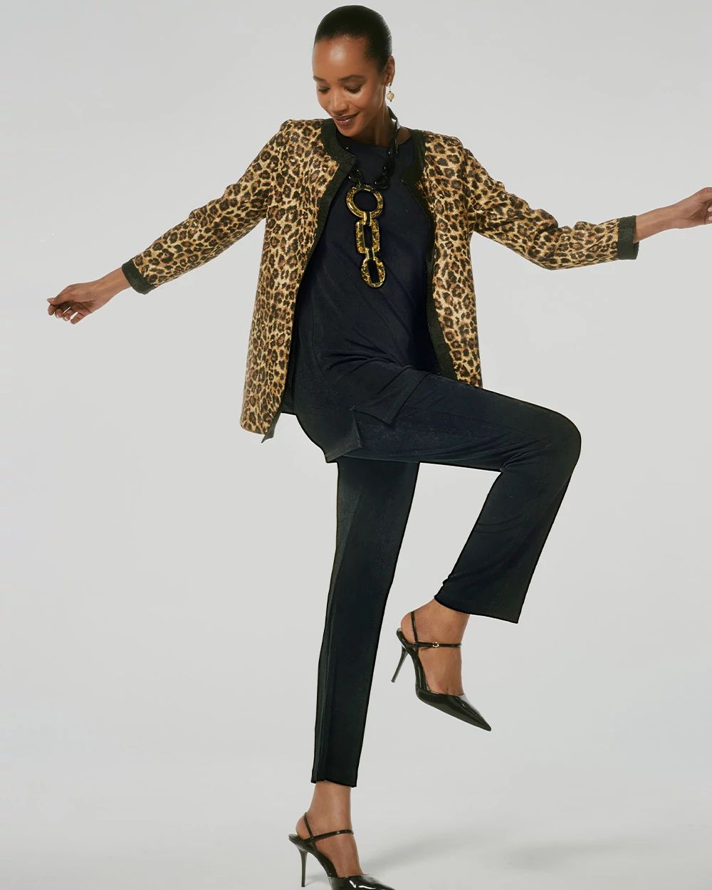 Travelers™ Collection Leopard Crushed Jacket