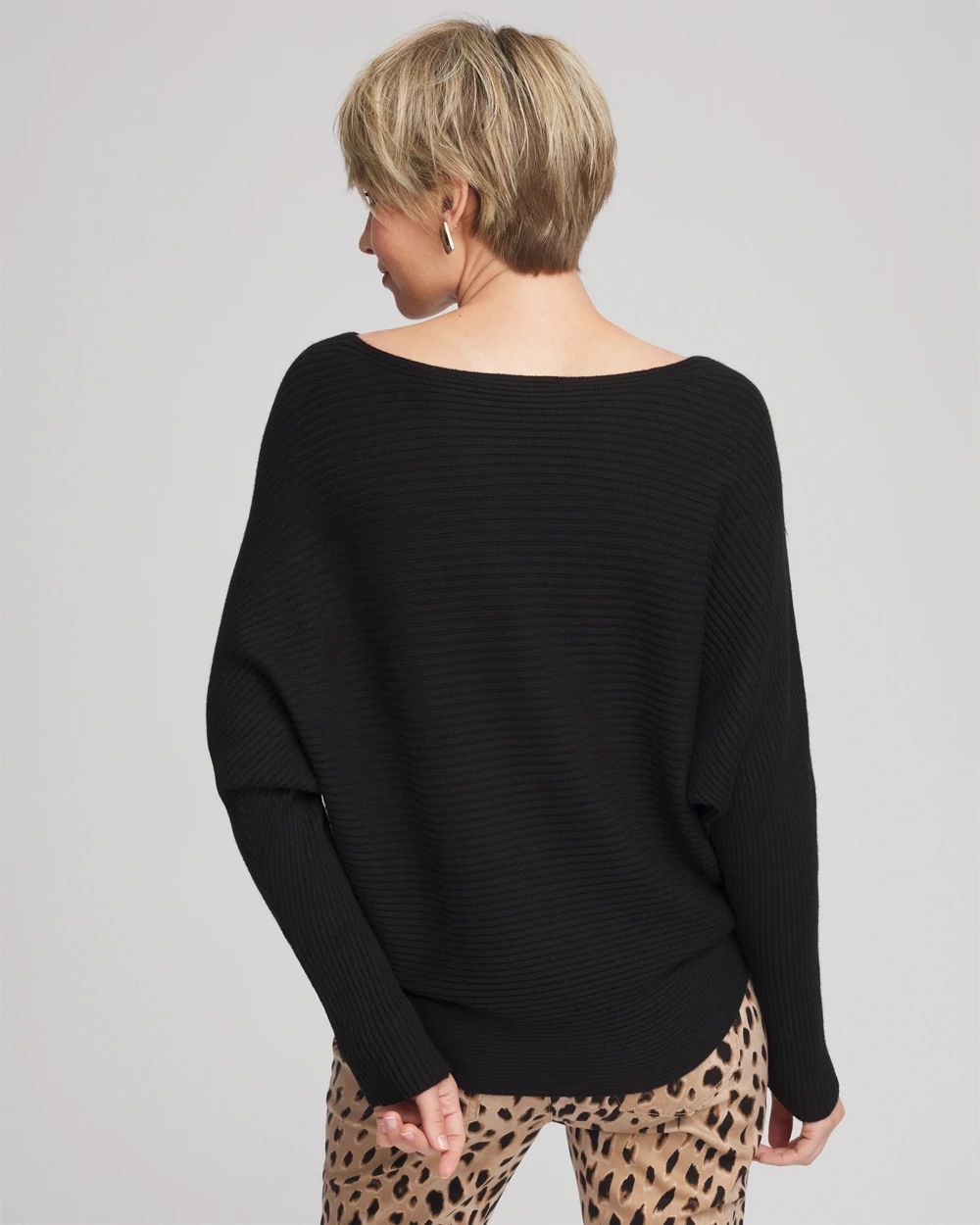 Cashmere-Blend Boatneck Sweater