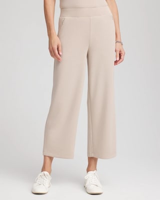 Zenergy® Sueded Scuba Cropped Pants