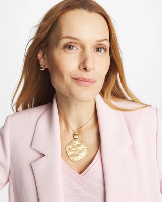 Short Gold Pendant click to view larger image.