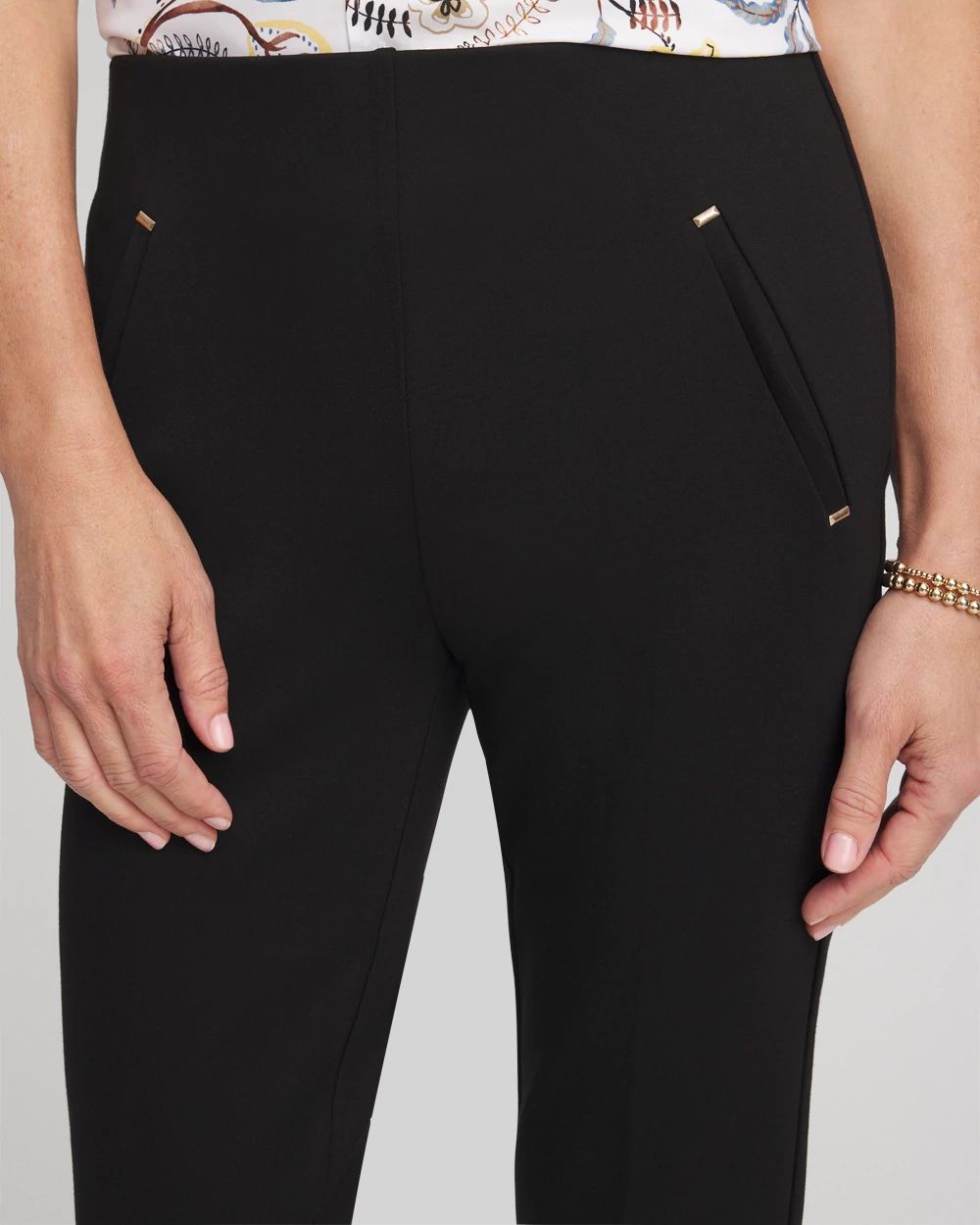 Juliet Slim Trim Detail Pants click to view larger image.