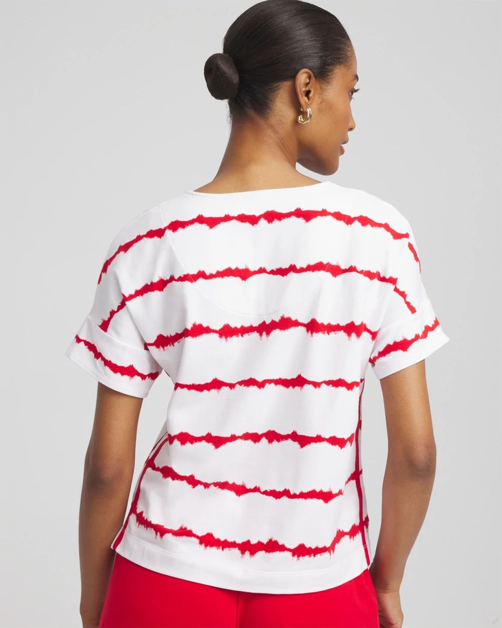 Zenergy® UPF Knit Striped Dolman Top