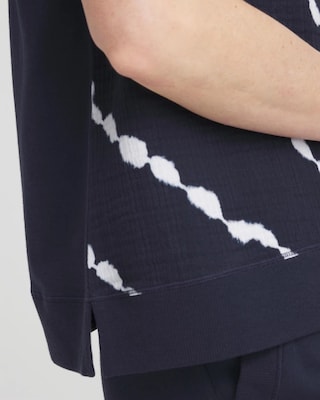 Zenergy® Tie-Dye Gauze Top