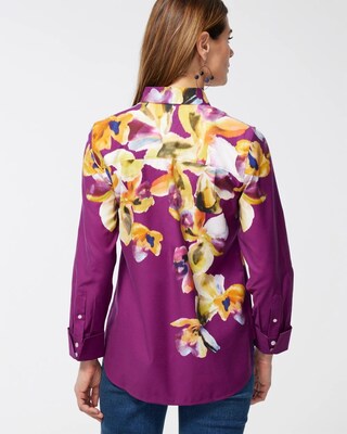 No Iron Stretch Botanical Shirt