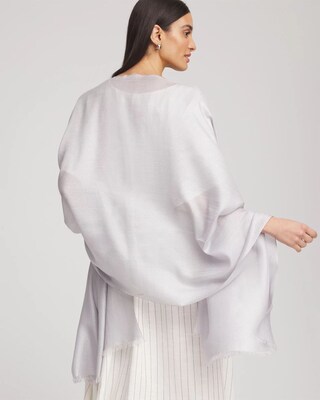 Lightweight Cashmere-Blend Wrap click to view larger image.