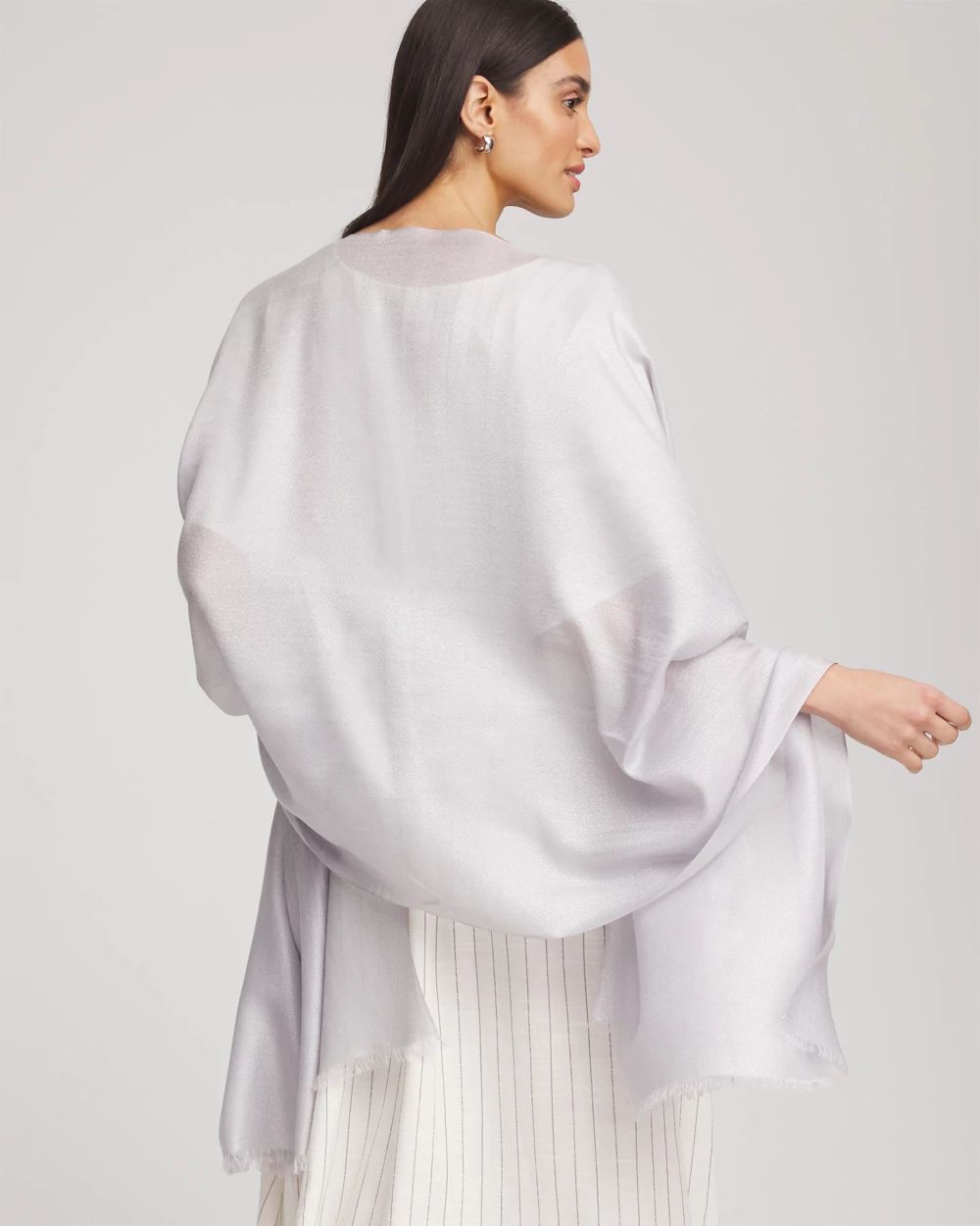 Lightweight Cashmere-Blend Wrap