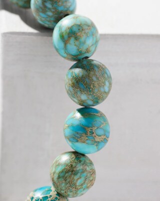 Evil Eye Drop Off Stretch Bracelet