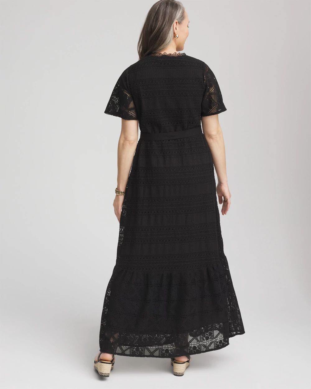 Crochet-Lace Maxi Dress