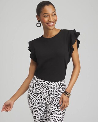 Flutter Cap Sleeve Tee
