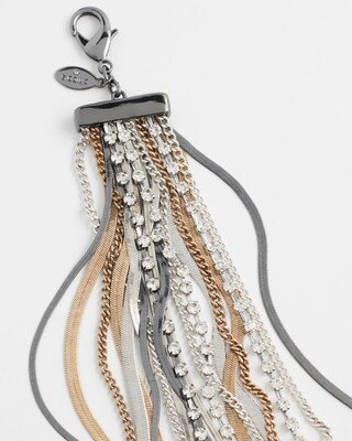 Mixed Metal Bib Necklace