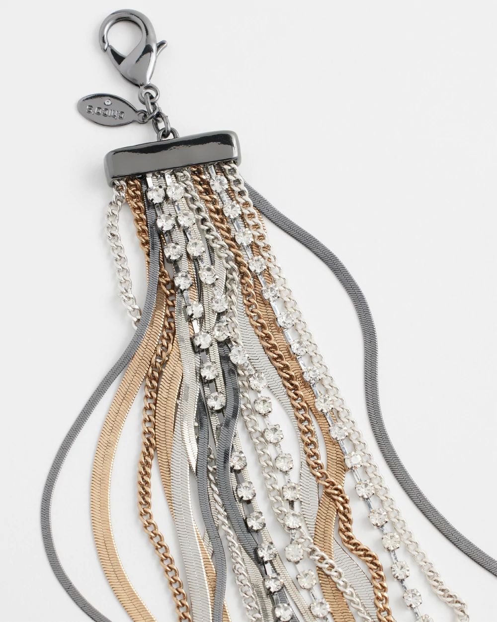 Mixed Metal Bib Necklace