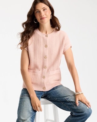 Button-Up Sweater Vest click to view larger image.