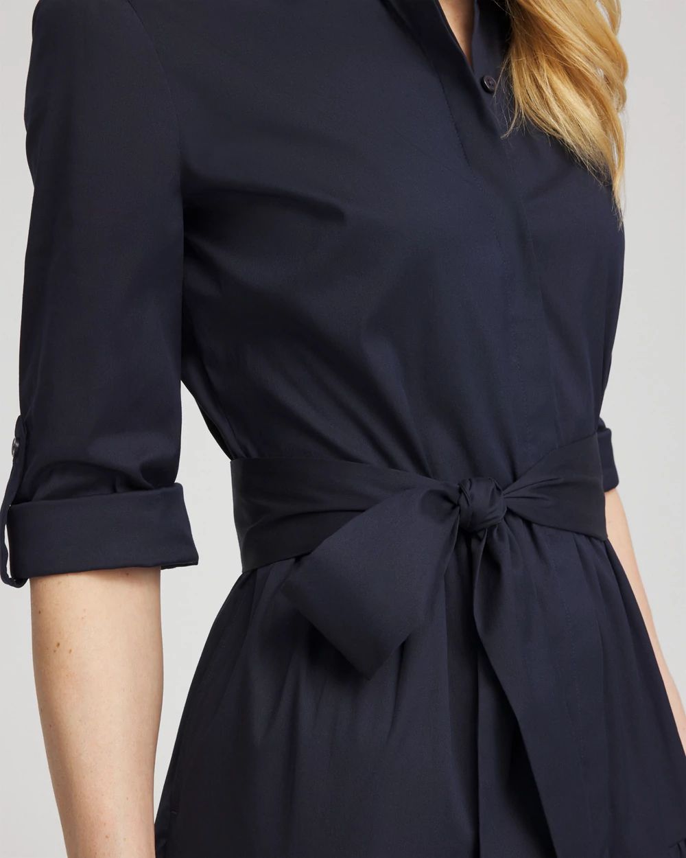 Poplin Maxi Shirt Dress