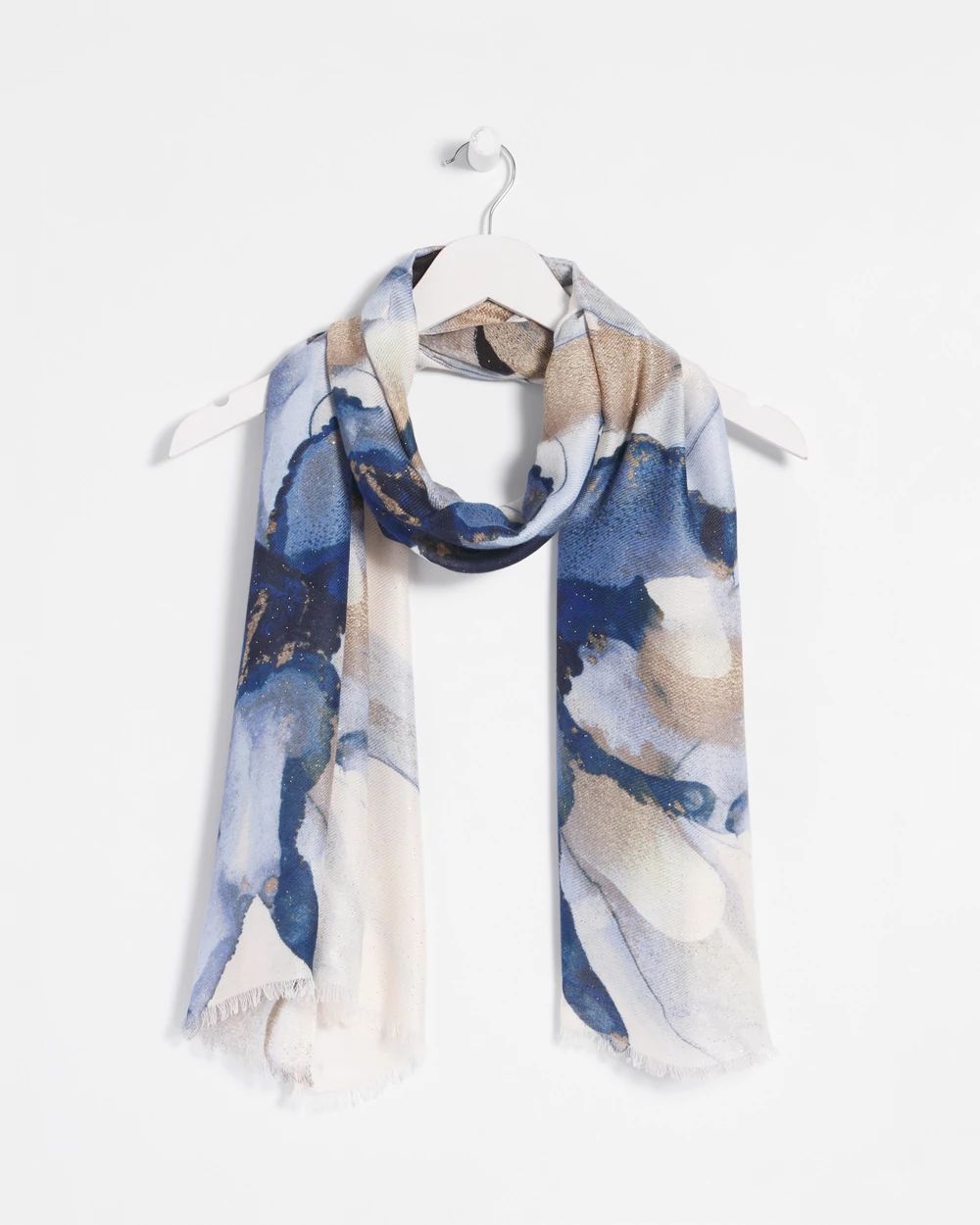 Ocean Glitz Oblong Scarf
