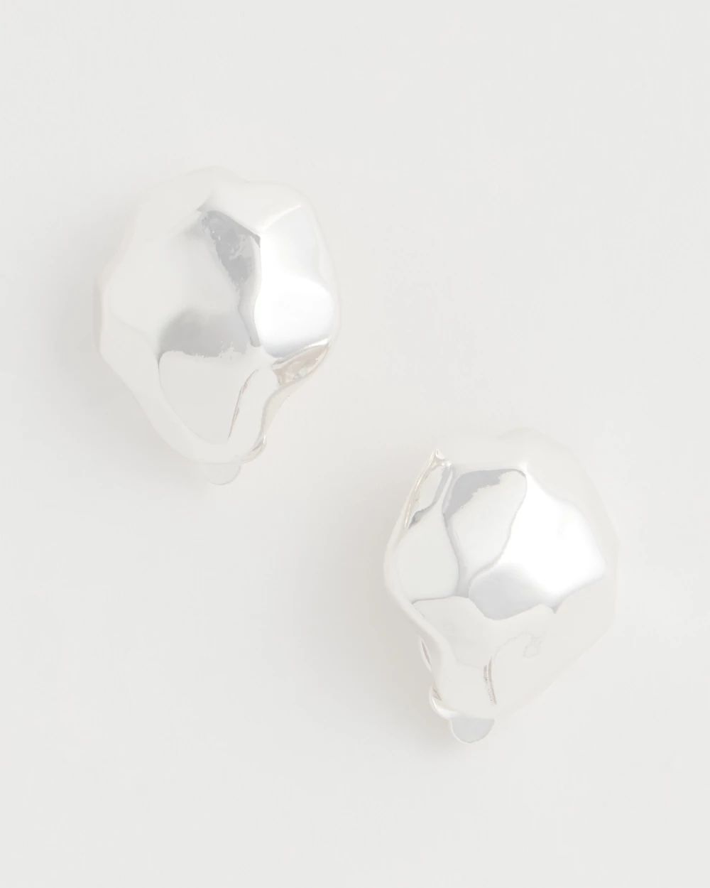 Hammered Clip-On Earrings
